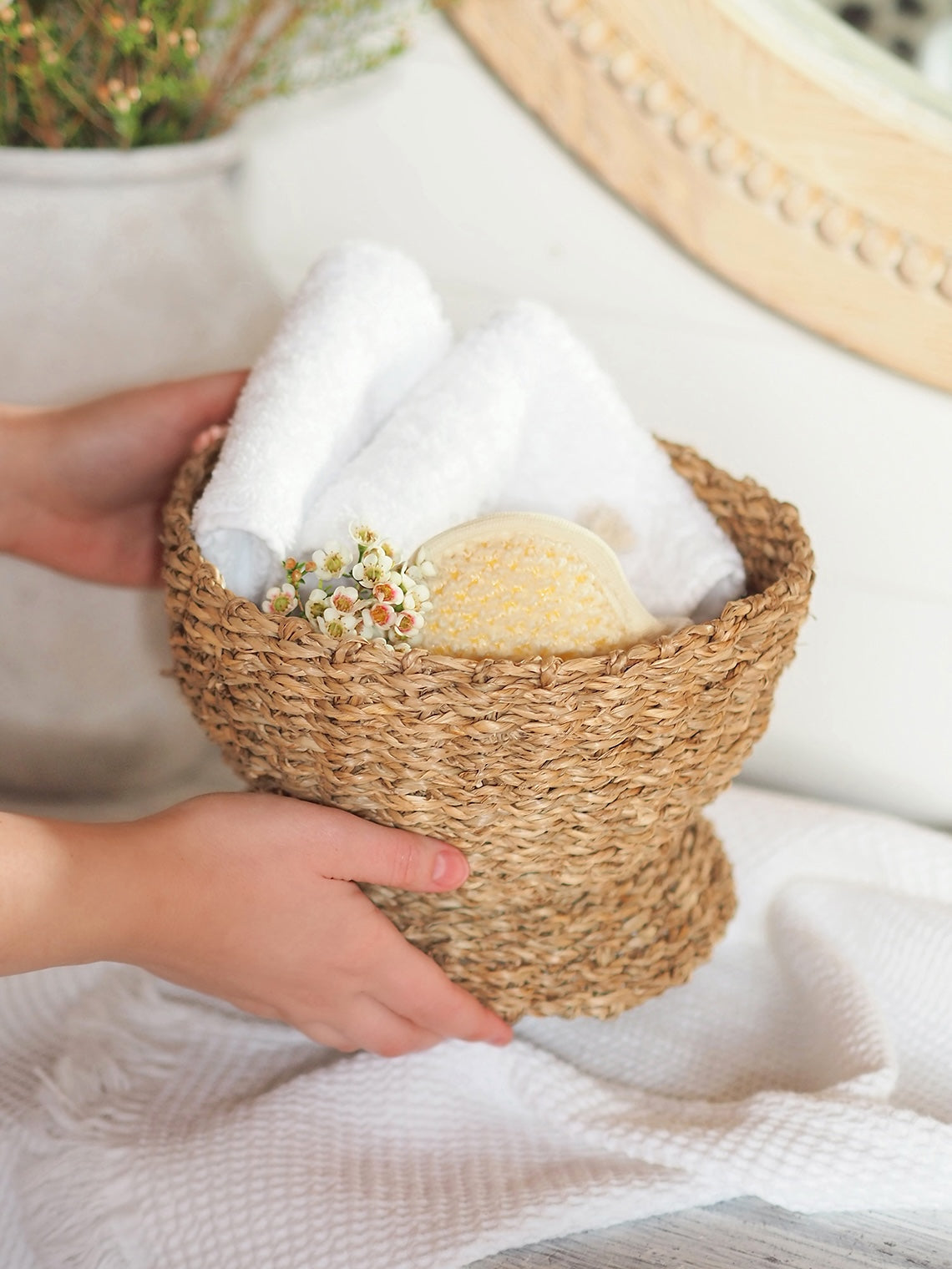 Woven Seagrass Basket | Small